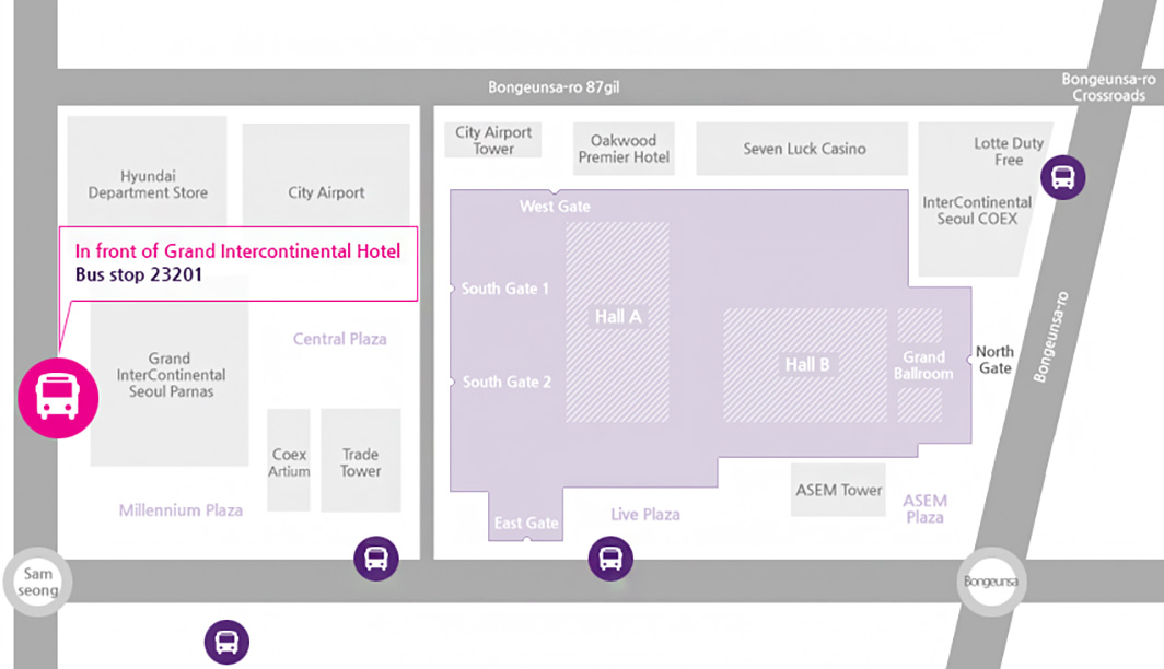 그랜드 인터컨티넨탈 호텔 앞