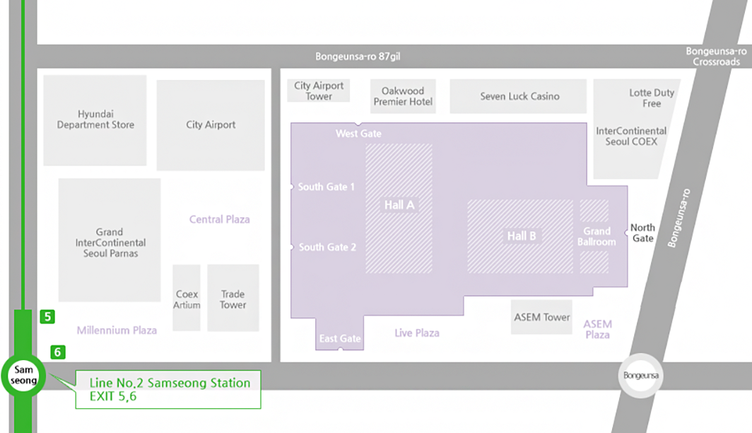 Line No.2 Samseong Station