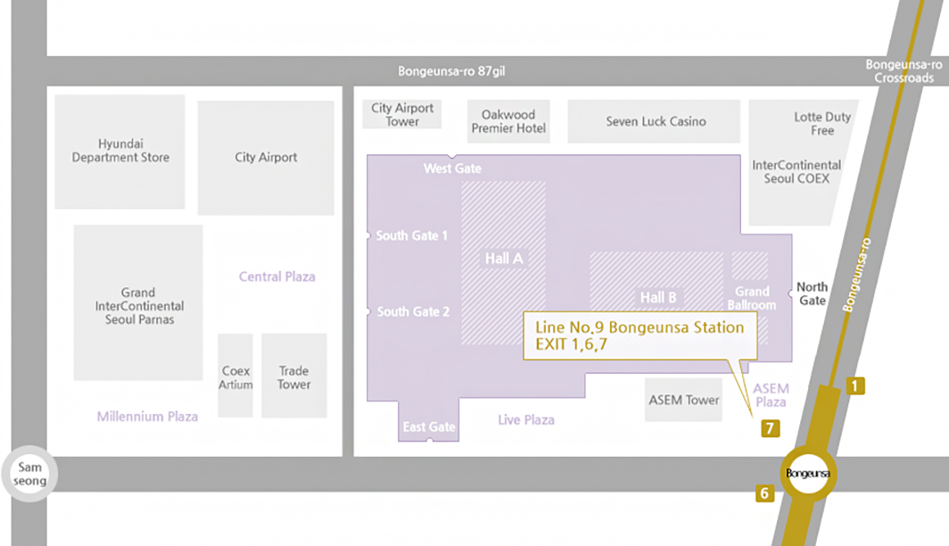 Line No.9 Bongeunsa Station